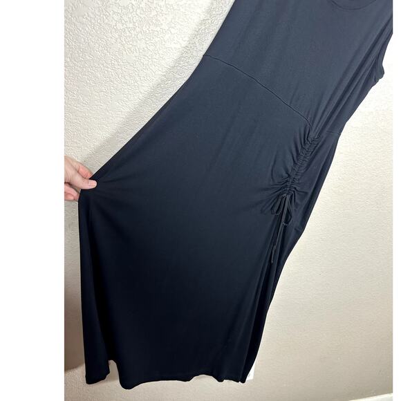 CaBi Black Tank Stretch Simple Midi Maxi Dress Size Large - Picture 4 of 7
